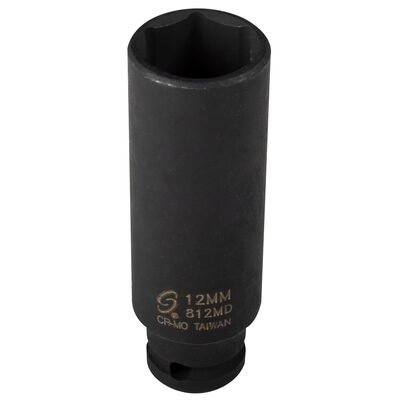 SUNEX SOC 12MM 1/4D IMP 6PT DP