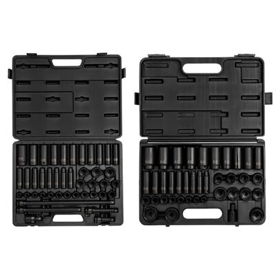 SUNEX TOOLS 82 Piece 1/2" Dr. Impact Socket Master Sets