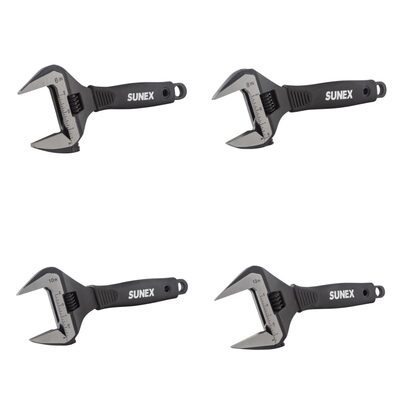 SUNEX Wide Jaw Adjustable Wrench Bundle
