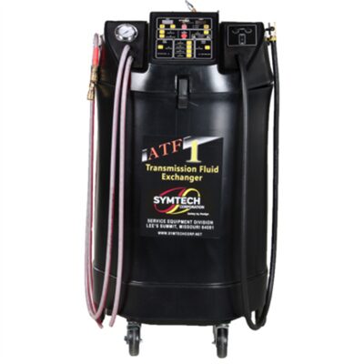 Symtech ATF 1- In-Line and Dipstick Automatic Transmission Fluid Exchanger with On-Board 12V Power Supply and Battery Charger