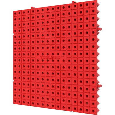 Toolgrid TGB-6X6 Modular Board 16pc Pack - Red