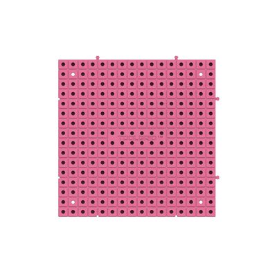 Toolgrid TGB-6X6 Modular Board 16pc Pack - Pink