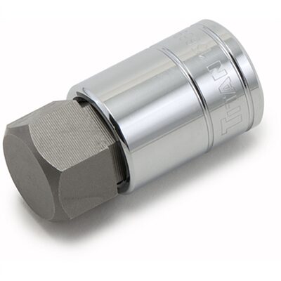 TITAN 1/2" DR. 7/16" HEX BIT SOCKET
