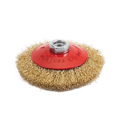 Titan 4- 1/2 in. Crimped Bevel Wire Wheel