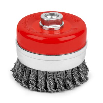 Titan 3-1/2 in. Knotted Wire Cup Brush