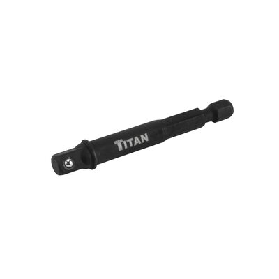 Titan 10 pk. 1/4 in. Dr. 2-1/2 in. Socket Adapter