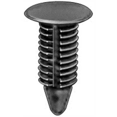 Tire Mechanic's Resource Black Univ Nylon Weather-Strip Retainer (Bag 100)