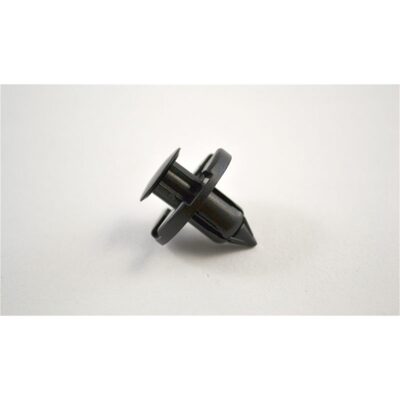 Black Nylon Push-Type Retainer 8mm (Bag 100)