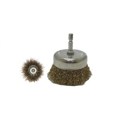 Tire Mechanic's Resource Wire Cup Brush 3", 1/4 in. Shaft, 10,000 RPM