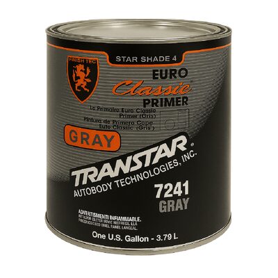 Transtar Autobody Products 7241 - Euro Classic Primer - 1 Gallon Can - Gray - 4:1 or 4:1:1 Mixing