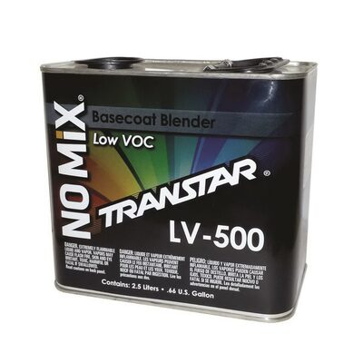 Transtar Autobody Products LV-500 - No Mix Low VOC Basecoat Blender - 2.5 L Can - Clear