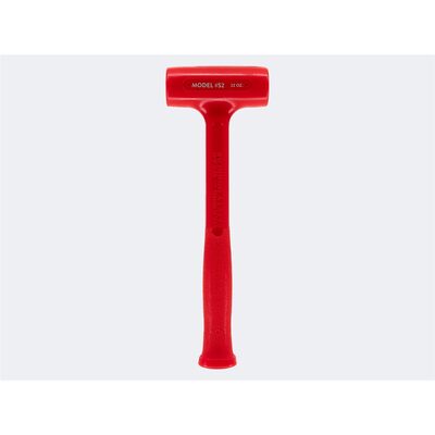 Trusty Cook Inc. 22 oz Soft Face Slimline Dead Blow Hammer - Model S2 - Red