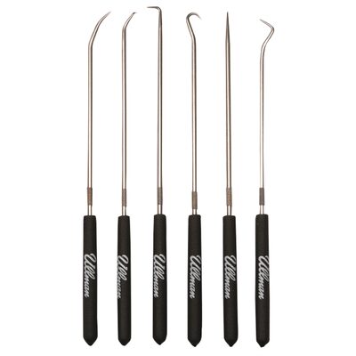Ullman Devices Corp. 9-3/4" LONG 6 PIECE HOOK & PICK SET