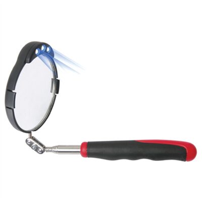 Ullman Devices Corp. 3-3/8 LED Lighted Inspection Mirror