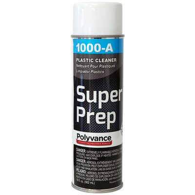 Urethane Supply Co. Polyvance Super Prep 1000A Plastic Cleaner, 19 fl-oz Aerosol, Clear, Aerosol