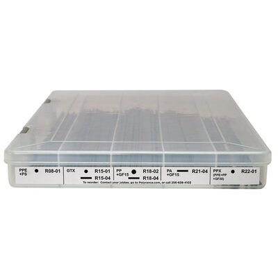 Polyvance Plastic welding rod assortment with organizer case. (Tier 3)