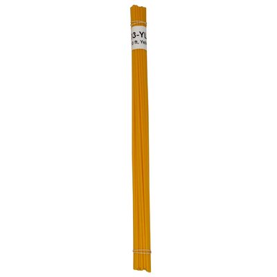 Polyvance High Density Polyethylene (HDPE) Rod, 1/8" diameter, 30 ft., Yellow