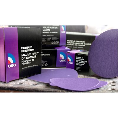 USC ABRASIVES Purple Premium 994105 Abrasive Belt, 18 in L x 1/2 in W, P060 Grit