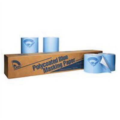 US Chemical 38012 Premium Masking Paper, 12 in W x 738 ft L, Blue
