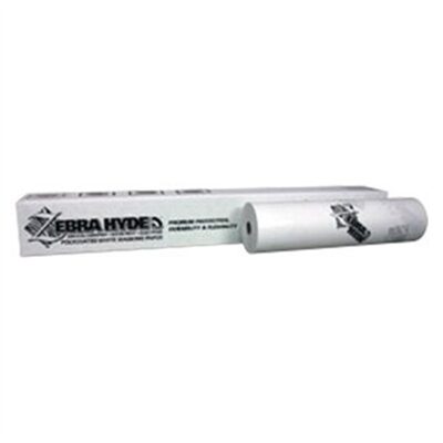 US Chemical Zebra Hyde 39006 Premium Masking Paper, 6 in W x 738 ft L, White