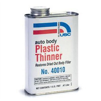 US Chemical 40010 Plastic Thinner, 16 oz Can, Amber Brown, Liquid