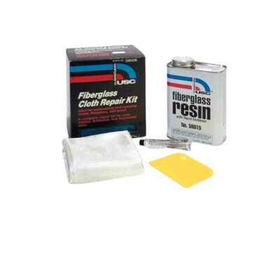 US Chemical 58006 Fiberglass Repair Kit, 1 qt, Liquid