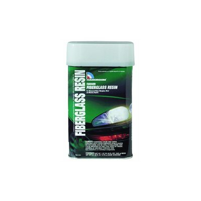 US Chemical CarGroom 77072 Fiberglass Resin, 1 gal, Amber, Liquid