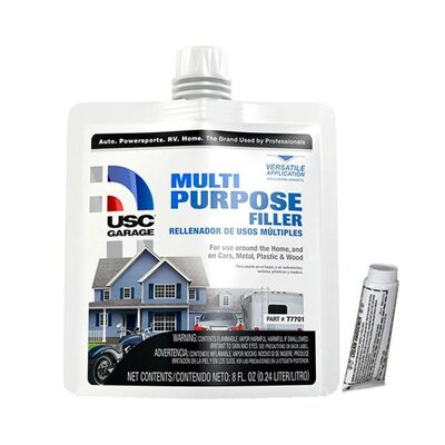 US Chemical 77701 Multi-Purpose Filler, 8 oz Pouch, Off-White, Liquid