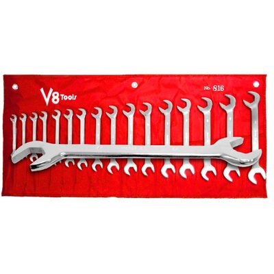 V-8 Tools WRE SET COMBO 16PC ANGLE 8M TO 23M