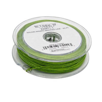 VIM Tools Nylon Waxed Braided Line Roll - 65 Feet - Green