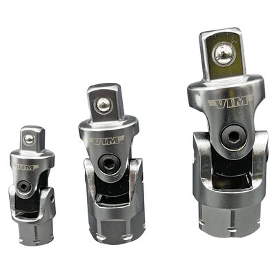 VIM Tools 3 Piece Firm Flex Dual Drive UJ Adapter Set