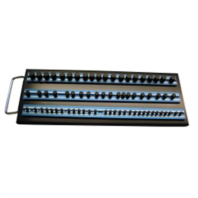 VIM Tools Magrail Tray, (3) 14 Inch Blue Magrails, Packaged with 1/4,3/8 Inch And 1/2 Inch Peg Pack
