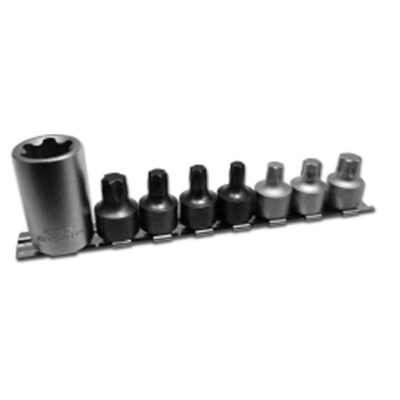 VIM Tools TORX Truck Bed Set, Ep24, T40 Thru T55 TORX, IP45 Thru IP55 TORX Plus