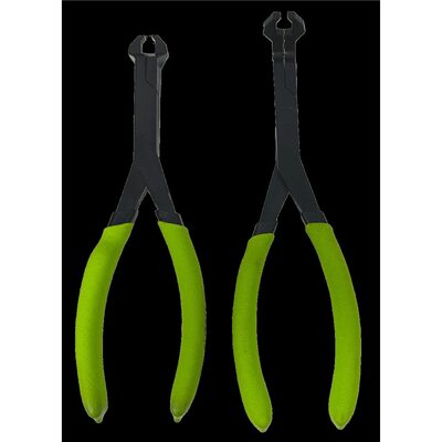 VIM Tools Push Pin Removal Pliers Set, Includes V230Straight And V231, 75 Degree Offset Pliers