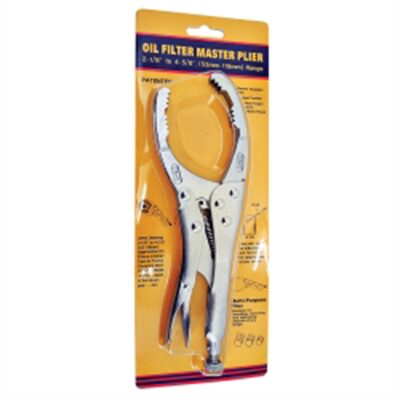 VIM Tools Locking Adjustable Oil Filter Pliers, 2.125 Inch To 4.25