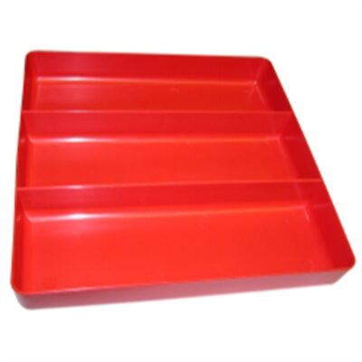 VIM Tools 3-Compartment Plastic Tray Organizer, 10.5 in. x 10.5 in.