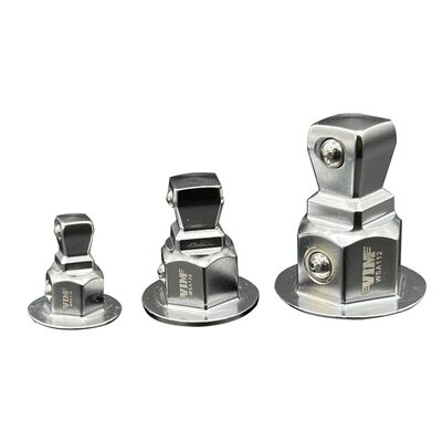 VIM Tools 3 Piece Wrench Wobble Socket Adapter Set
