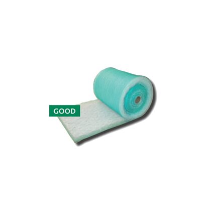 Viledon Filters 300-025 300 Standard Capacity Paint Arrestor Pad, 20 in W x 2-1/2 in D x 25 in H, 15 g Fiberglass Media