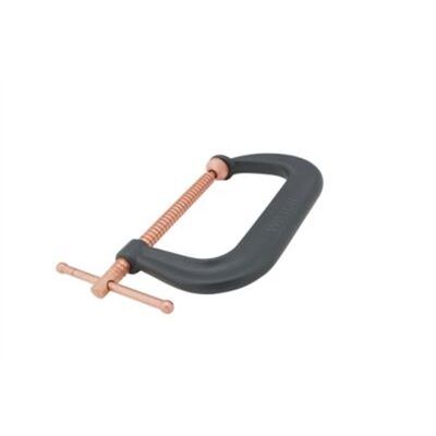 Wilton 408P - Spark-Duty Drop Forged C-Clamp, 0 -8-1/4&rdquo; Opening, 4-15/16&rdquo; Throat Depth