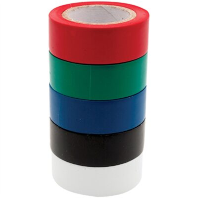 Wilmar Corp. / Performance Tool 5 pk. Multi-Color Electrical Tape