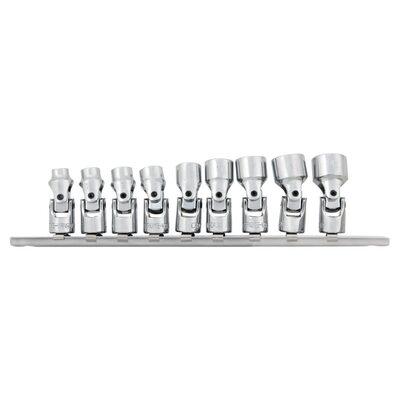 Wilmar Corp. / Performance Tool 9 Piece 1/4" Drive Metric Flex Socket Set