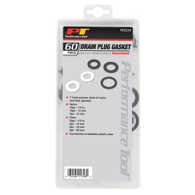 Wilmar Corp. / Performance Tool 60 Piece Drain Plug Gasket Assortment