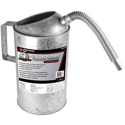 Wilmar Corp. / Performance Tool 4 qt. Galvanized Measuring Dispenser