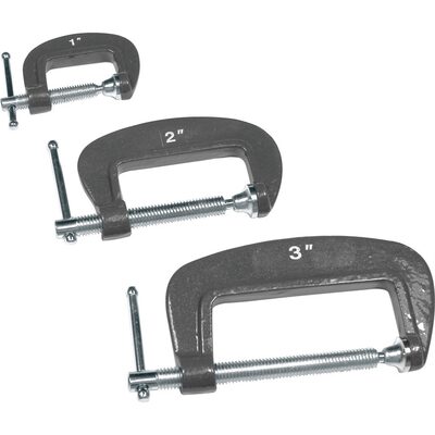 Wilmar Corp. / Performance Tool 3 Piece C-Clamp Set