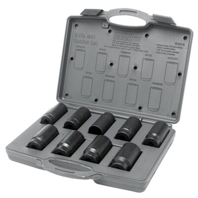 Wilmar Corp. / Performance Tool 9 Piece Axle Nut Socket Set
