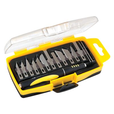Wilmar Corp. / Performance Tool 15 Piece Hobby Knife Set