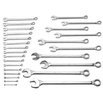 Wright Tool 12Pt Combination Wrench Set - 26 Piece