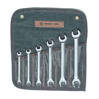 Wright Tool Wrench Set -Pol Open-End 6Pc
