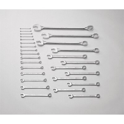 Wright Tool Wrench Set 12Pt Met Comb 28Pc