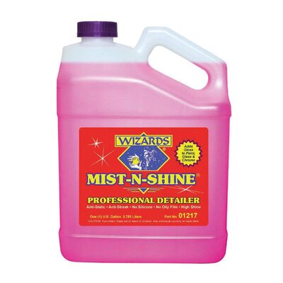 Wizards Products MIST-N-SHINE 01217 High-Gloss Professional Car Detailer and Surface Cleaner, 1 gal Can, Pink